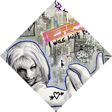 Lade das Bild in den Galerie-Viewer, Aluminiumbild 5th Element Pop Art Graffiti Raute