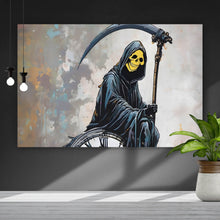 Lade das Bild in den Galerie-Viewer, Acrylglasbild Banksy Abstakter Sensenmann Querformat