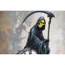 Lade das Bild in den Galerie-Viewer, Aluminiumbild Banksy Abstakter Sensenmann Querformat