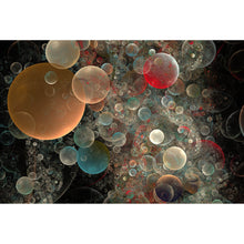 Lade das Bild in den Galerie-Viewer, Poster Abstract Bubbles Querformat
