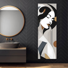 Lade das Bild in den Galerie-Viewer, Acrylglasbild Abstrakt geformte Frau Modern Panorama Hoch