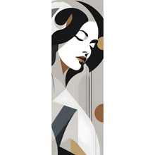 Lade das Bild in den Galerie-Viewer, Acrylglasbild Abstrakt geformte Frau Modern Panorama Hoch