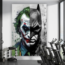 Lade das Bild in den Galerie-Viewer, Aluminiumbild Bat Joke Comicfiguren Abstrakt Hochformat