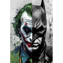 Lade das Bild in den Galerie-Viewer, Acrylglasbild Bat Joke Comicfiguren Abstrakt Hochformat