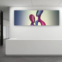 Lade das Bild in den Galerie-Viewer, Poster Abstrakte Liebesfiguren Panorama
