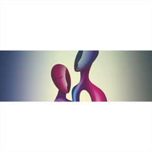 Lade das Bild in den Galerie-Viewer, Acrylglasbild Abstrakte Liebesfiguren Panorama