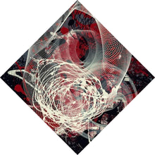 Lade das Bild in den Galerie-Viewer, Aluminiumbild Abstrakte texturierte Collage Raute