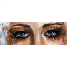 Lade das Bild in den Galerie-Viewer, Acrylglasbild Abstraktes Frauengesicht No.2 Panorama