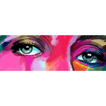 Lade das Bild in den Galerie-Viewer, Poster Abstraktes Frauengesicht Panorama