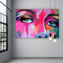 Lade das Bild in den Galerie-Viewer, Poster Abstraktes Frauengesicht Querformat