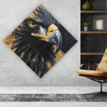 Lade das Bild in den Galerie-Viewer, Poster Abstraktes Portrait eines Raubvogels Raute