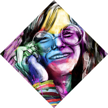 Lade das Bild in den Galerie-Viewer, Poster Abstraktes Portrait Janis Joplin Raute