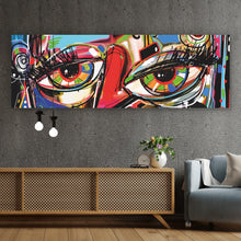 Lade das Bild in den Galerie-Viewer, Leinwandbild Abstraktes Tiermotiv Panorama