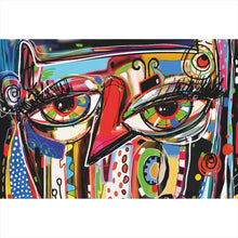 Lade das Bild in den Galerie-Viewer, Acrylglasbild Abstraktes Tiermotiv Querformat