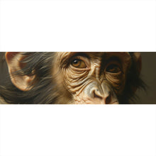 Lade das Bild in den Galerie-Viewer, Spannrahmenbild Affengesicht mit Dornenkranz Panorama