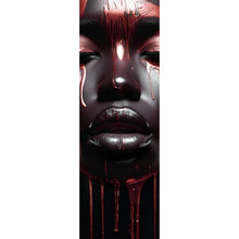 Lade das Bild in den Galerie-Viewer, Acrylglasbild African Red Woman Panorama Hoch