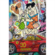 Lade das Bild in den Galerie-Viewer, Aluminiumbild gebürstet Always Love you Hochformat