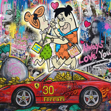 Lade das Bild in den Galerie-Viewer, Spannrahmenbild Always Love you Quadrat
