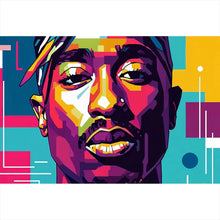 Lade das Bild in den Galerie-Viewer, Aluminiumbild Amerikanischer Rapper Querformat