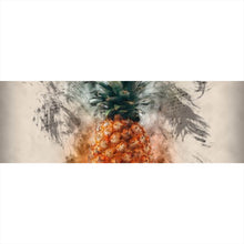 Lade das Bild in den Galerie-Viewer, Leinwandbild Ananas Abstrakt Panorama