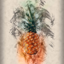 Lade das Bild in den Galerie-Viewer, Poster Ananas Abstrakt Quadrat