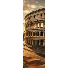 Lade das Bild in den Galerie-Viewer, Leinwandbild Antikes Kolosseum in der Abendsonne Panorama Hoch