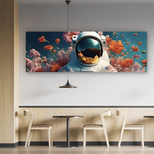 Lade das Bild in den Galerie-Viewer, Poster Astronaut in einem Blumenmeer Panorama