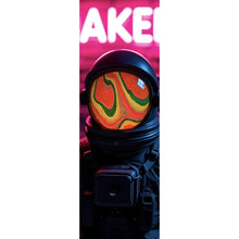 Lade das Bild in den Galerie-Viewer, Spannrahmenbild Astronaut mit Helm Baked Neon Panorama Hoch