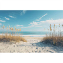 Lade das Bild in den Galerie-Viewer, Poster Atemberaubender Strand mit sanften Wellen Querformat