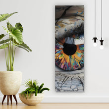 Lade das Bild in den Galerie-Viewer, Poster Auge mit bunter Iris Abstrakt Panorama Hoch