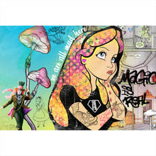 Lade das Bild in den Galerie-Viewer, Poster Bad Alice Pop Art Querformat