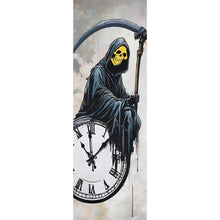Lade das Bild in den Galerie-Viewer, Aluminiumbild Banksy Abstakter Sensenmann Panorama Hoch