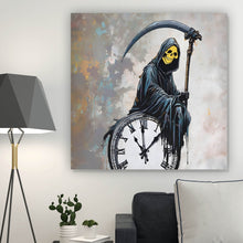 Lade das Bild in den Galerie-Viewer, Poster Banksy Abstakter Sensenmann Quadrat