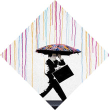 Lade das Bild in den Galerie-Viewer, Aluminiumbild Banksy - In the Rain Raute