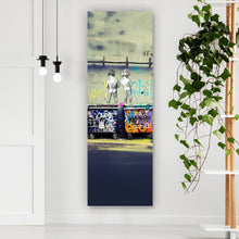 Lade das Bild in den Galerie-Viewer, Spannrahmenbild Banksy - Life is short Panorama Hoch