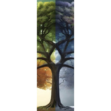 Lade das Bild in den Galerie-Viewer, Poster Baum 4 Jahreszeiten Panorama Hoch