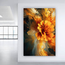 Lade das Bild in den Galerie-Viewer, Acrylglasbild Beeindruckende abstrakte Blume Fluid Art Hochformat