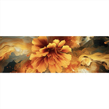 Lade das Bild in den Galerie-Viewer, Spannrahmenbild Beeindruckende abstrakte Blume Fluid Art Panorama