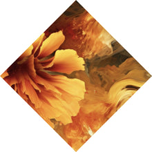 Lade das Bild in den Galerie-Viewer, Acrylglasbild Beeindruckende abstrakte Blume Fluid Art Raute