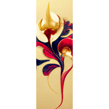 Lade das Bild in den Galerie-Viewer, Aluminiumbild Beeindruckende florale Orchidee Panorama Hoch