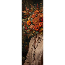 Lade das Bild in den Galerie-Viewer, Aluminiumbild Beeindruckendes Blumenarrangement Porträt Panorama Hoch