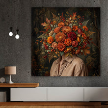 Lade das Bild in den Galerie-Viewer, Acrylglasbild Beeindruckendes Blumenarrangement Porträt Quadrat