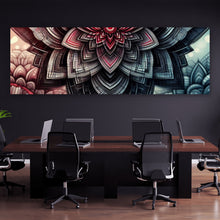 Lade das Bild in den Galerie-Viewer, Leinwandbild Beeindruckendes Mandala Muster Panorama