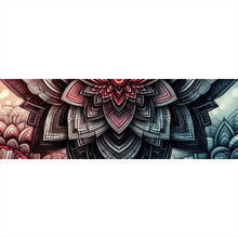 Lade das Bild in den Galerie-Viewer, Leinwandbild Beeindruckendes Mandala Muster Panorama