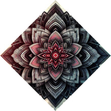 Lade das Bild in den Galerie-Viewer, Leinwandbild Beeindruckendes Mandala Muster Raute