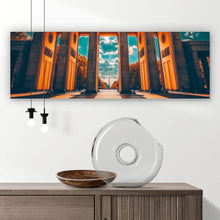 Lade das Bild in den Galerie-Viewer, Spannrahmenbild Beeindruckendes Wahrzeichen im Sonnenlicht Panorama