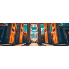 Lade das Bild in den Galerie-Viewer, Spannrahmenbild Beeindruckendes Wahrzeichen im Sonnenlicht Panorama