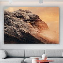 Lade das Bild in den Galerie-Viewer, Acrylglasbild Berglandschaft bei Sonnenaufgang Querformat
