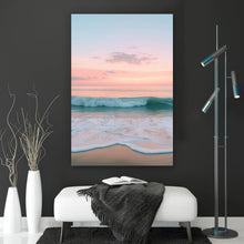 Lade das Bild in den Galerie-Viewer, Poster Beruhigendes Meer am Strand Hochformat