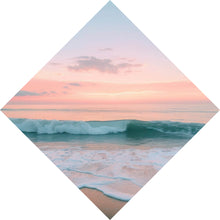 Lade das Bild in den Galerie-Viewer, Spannrahmenbild Beruhigendes Meer am Strand Raute